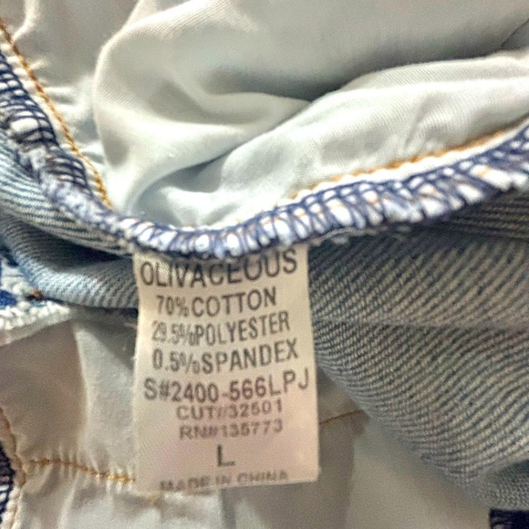 COPY - Olivaceous Seamed Jeans NWT size L - Picture 6 of 7